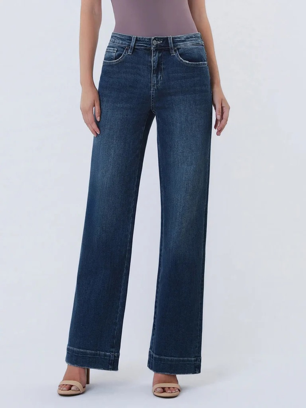 Flying Monkey High Rise Wide Leg Jeans Size 6S